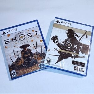 Ghost Of Yotei /Ghost of Tsushima PS5 Game Set - Blue Cases